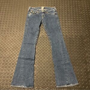 True Religion Classic Denim Flare Jeans